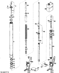 Front Fork Legs Wp