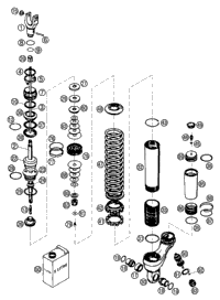 Shock Absorber Wp Disassembled