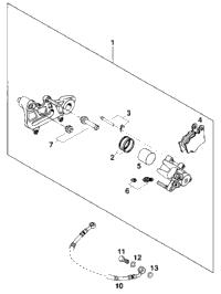 Brake Caliper Rear