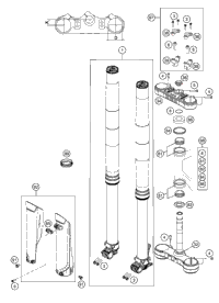 Front Fork, Triple Clamp