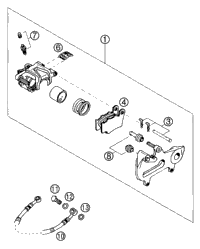 Brake Caliper Rear