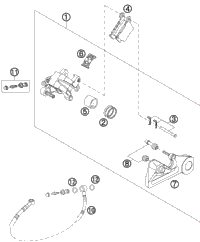 Brake Caliper Rear