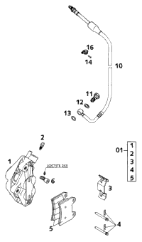 Brake Caliper Front
