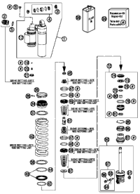 Shock Absorber Disassembled