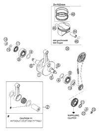 Crankshaft, Piston