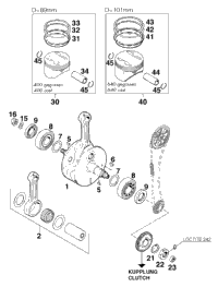 Crankshaft, Piston