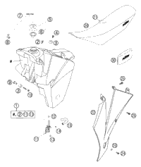 Tank, Seat, Cover