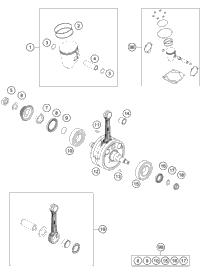 Crankshaft, Piston