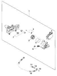 Brake Caliper Rear
