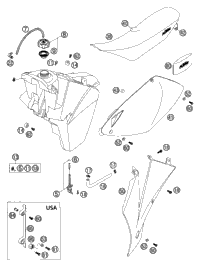 Tank, Seat, Cover