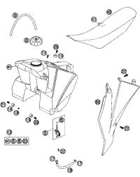 Tank, Seat, Cover