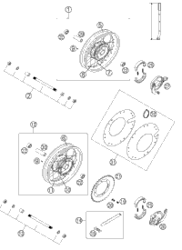 Front And Rear Wheel