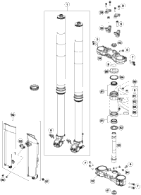 Front Fork, Triple Clamp