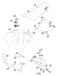 Tank, Seat, Cover