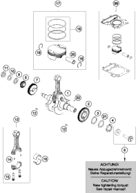 Crankshaft, Piston
