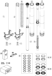 Front Fork Disassembled