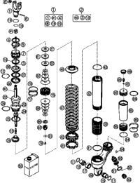 Shock Absorber Disassembled