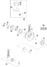 Crankshaft, Piston