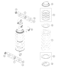 Shock Absorber Disassembled