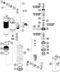 Shock Absorber Disassembled