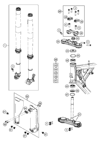 Front Fork, Triple Clamp