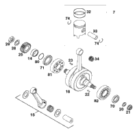 Crankshaft, Piston