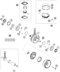 Crankshaft, Piston