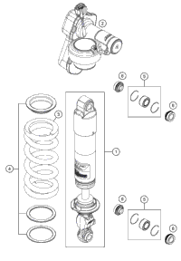 Shock Absorber Disassembled