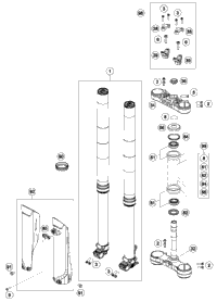 Front Fork, Triple Clamp