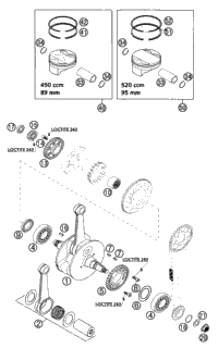 Crankshaft, Piston