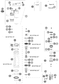 Shock Absorber Disassembled