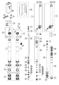 Front Fork Disassembled