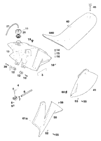 Tank, Seat, Cover