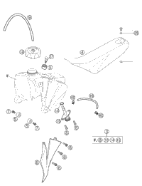 Tank, Seat, Cover