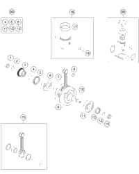 Crankshaft, Piston