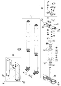 Front Fork, Triple Clamp