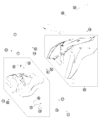 Tank, Seat, Cover