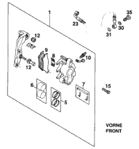 Brake Caliper Front