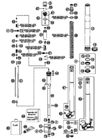 Front Fork, Disassembled