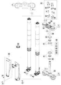 Front Fork, Triple Clamp