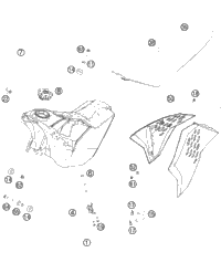 Tank, Seat, Cover