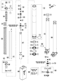 Front Fork Disassembled