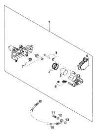 Brake Caliper Rear