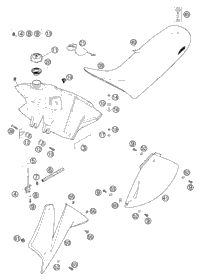 Tank, Seat, Cover