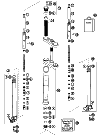 Front Fork, Disassembled