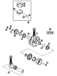 Crankshaft, Piston