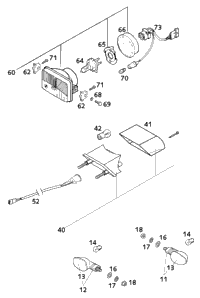 Rear Light, Head Light, Flasher