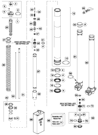 Front Fork Disassembled