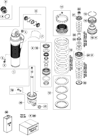 Shock Absorber Disassembled