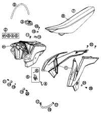 Tank, Seat, Cover